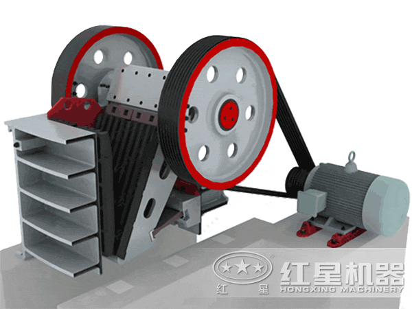 碎石機-顎式破石機工作原理